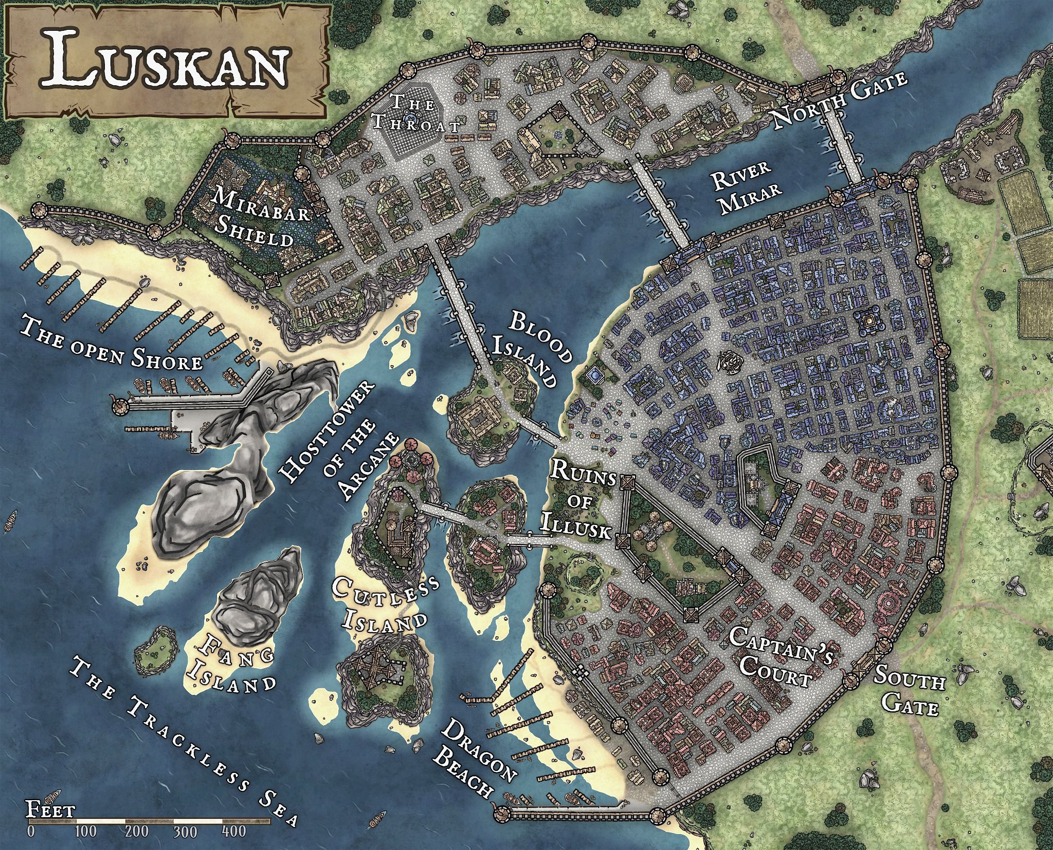 Mapa Luskanu